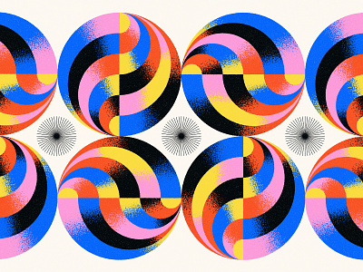 Shape Studies: 051 abstract bauhaus blue flat geometric geometry gestalt illustration midcentury minimal modernist negative space pattern primary colors rectangle red shapes simple texture vector
