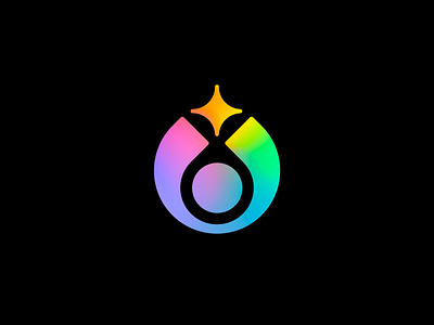 Person + star logo concept ai branding colorful excellence gradient hiring hr human human resources icon logo mark monogram progress star technology timeless